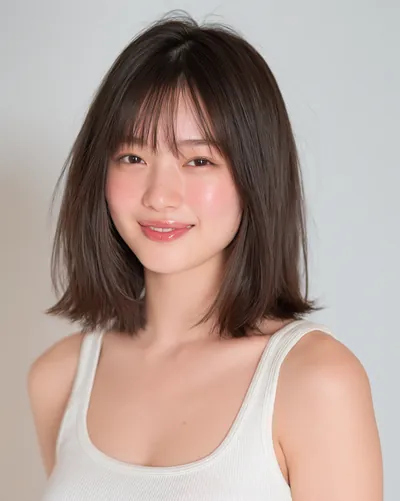 AI 生成人像 f00d0cfc2f0：造型，短发