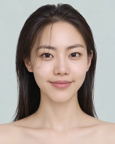 AI 生成人像 f01dd5f818e:面部,中长发