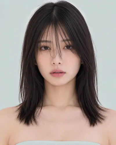 AI 生成人像 f041ee5b0fd:面部,中长发