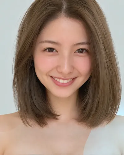 AI 生成人像 f0700e56c83：面部，中发・齐切外翻中长波波头