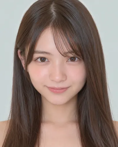 AI 生成人像 f1c38b95939:面部,中长发・中长发直发(有刘海・深色发)