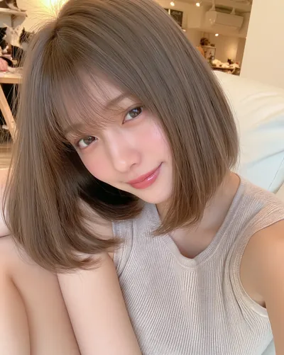 AI 生成人像 f1fba74f95e：造型，短发