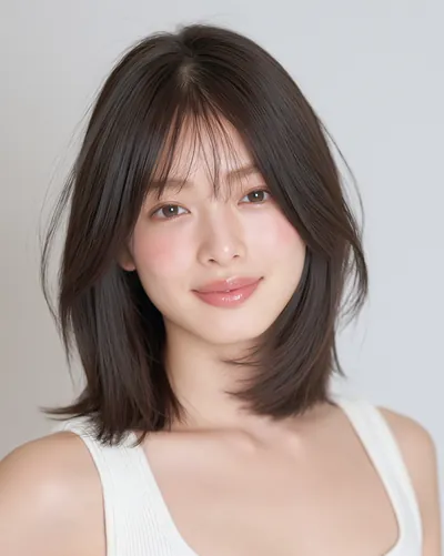AI 生成人像 f2172db14d3：造型，短发