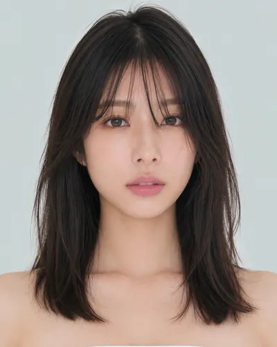 AI 生成人像 f2393554c88:面部,中长发