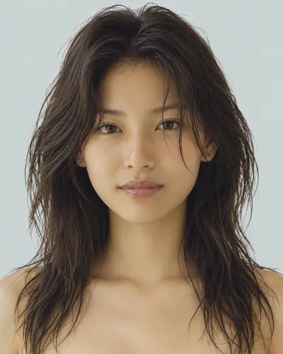 AI 生成人像 f264ca86165:面部,长发