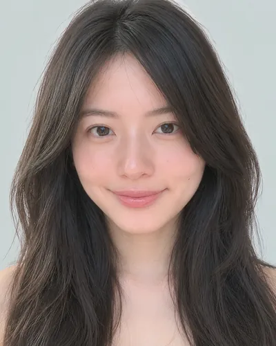 AI 生成人像 f26d29d2da6：面部，中发・哈什剪（韩式）