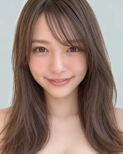 AI 生成人像 f2ae7b5cb88:面部,中长发・高层次(薰衣草灰米)