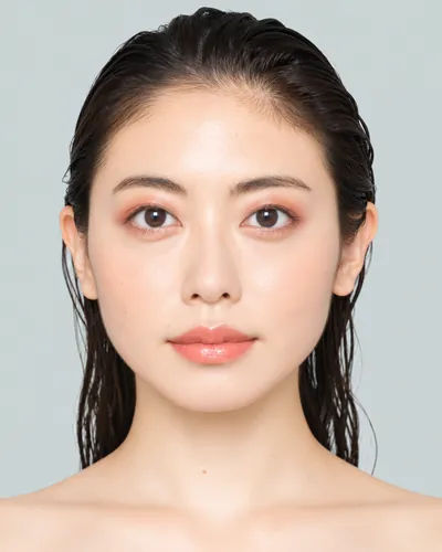 AI 生成人像 f2c956d36c0：面部，中发