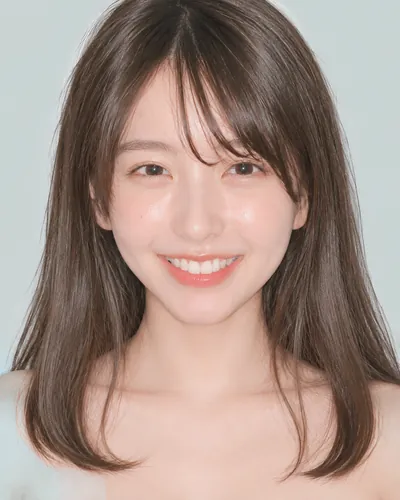 AI 生成人像 f2d2fcb6bff:面部,中长发