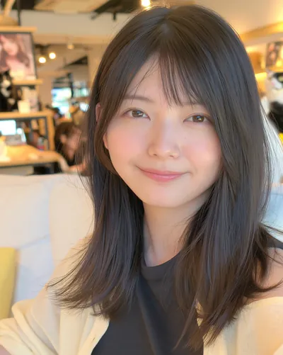 AI 生成人像 f30bcd661d6:造型,中长发