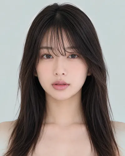 AI 生成人像 f332978fdcf:面部,长发