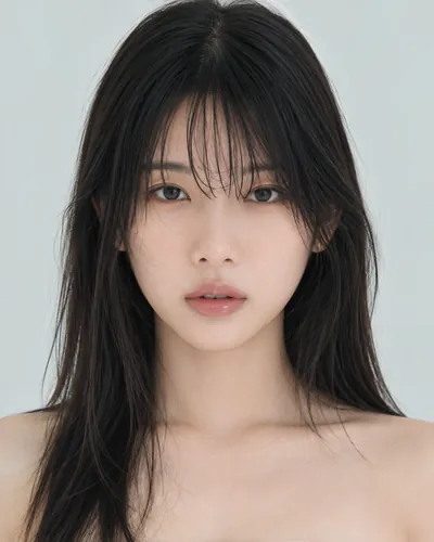 AI 生成人像 f35f63f601b:面部,长发