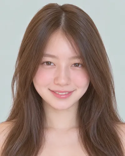 AI 生成人像 f37aab902bc:面部,中长发・中长发脸周层次(奶茶米色)