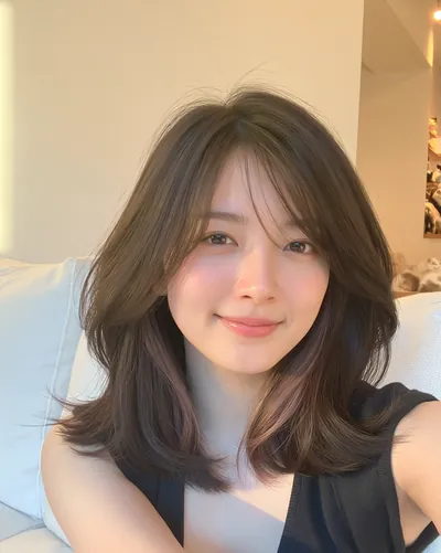 AI 生成人像 f37d0e9ed8c：造型，中发