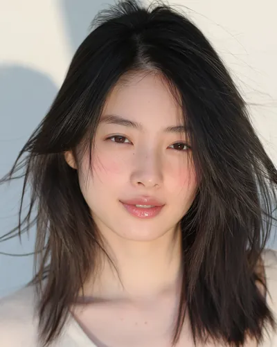 AI 生成人像 f3c55ef1889:造型,中长发