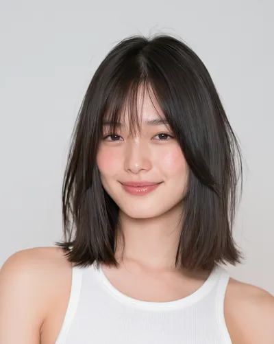 AI 生成人像 f3d820bbf92：造型，短发