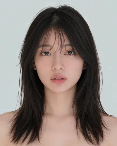 AI 生成人像 f45f1e8b9e7:面部,长发