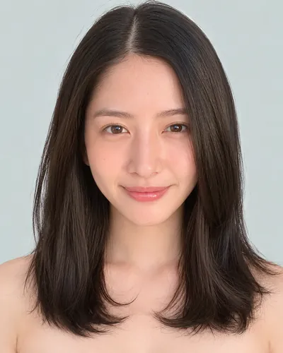 AI 生成人像 f569234e178：面部，短发・齐切直发波波头（无刘海）