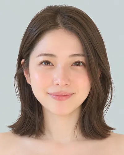 AI 生成人像 f8528b624ce：面部，短发・耳后帅气短发（无刘海）