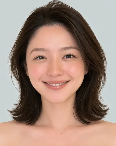 AI 生成人像 f85742b246b：面部，短发・耳后帅气短发（无刘海）
