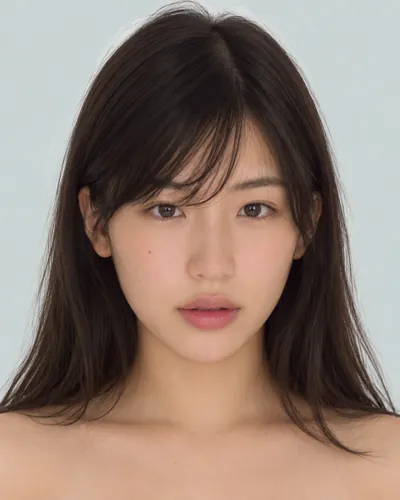 AI 生成人像 f86cb5e3fe0:面部,长发