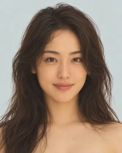 AI 生成人像 f87f2b99ddb:面部,长发
