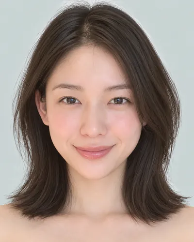 AI 生成人像 f881860a30f：面部，短发・耳后帅气短发（无刘海）