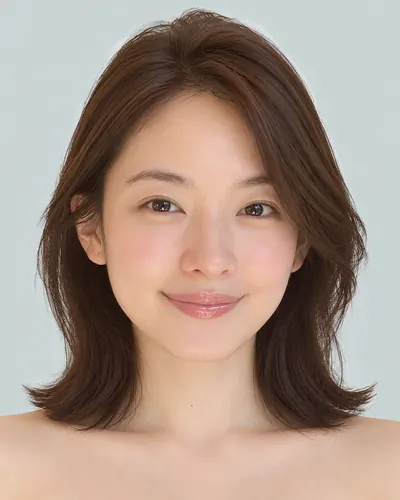 AI 生成人像 f8a01d18c0c：面部，短发・耳后帅气短发（无刘海）