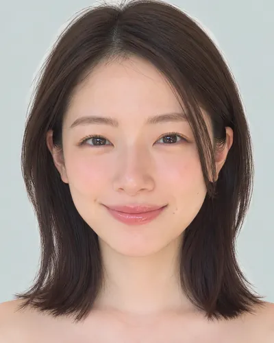AI 生成人像 f9928e92686：面部，短发・耳后帅气短发（无刘海）