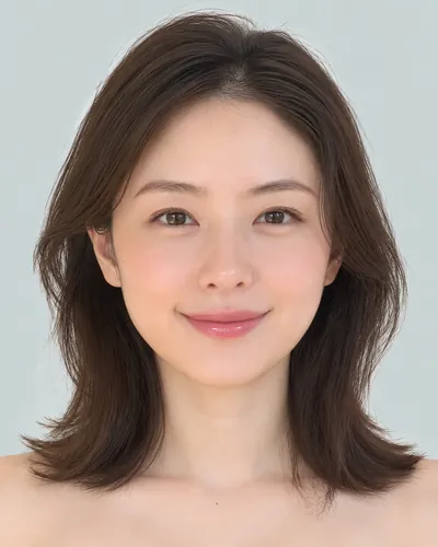AI 生成人像 f9b7f1f6acc：面部，短发・耳后帅气短发（无刘海）