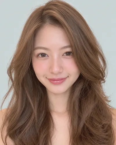 AI 生成人像 fca6d906a22:面部,中长发・中长发氛围烫