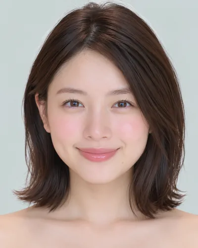 AI 生成人像 fce929ff190：面部，短发・耳后帅气短发（无刘海）