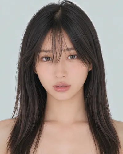 AI 生成人像 fcfe47092e7:面部,长发