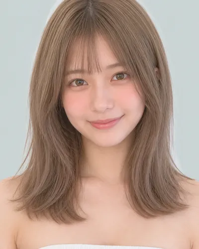 AI 生成人像 fdd6144f725:面部,中发・长波波层次(薄荷米色)