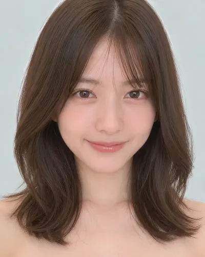 AI 生成人像 fdf4191bffc:面部,中发・哈什剪(韩式)
