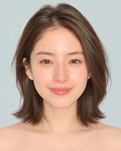 AI 生成人像 fed79488beb：面部，短发・耳后帅气短发（无刘海）