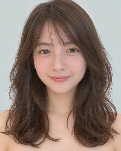 AI 生成人像 ff99e2b582d:面部,中发・螺旋硬烫中发